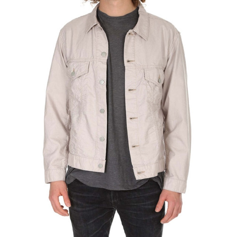Ones Stroke Tokyo Men’s‎ Classic Trucker Jacket Split Sides in L